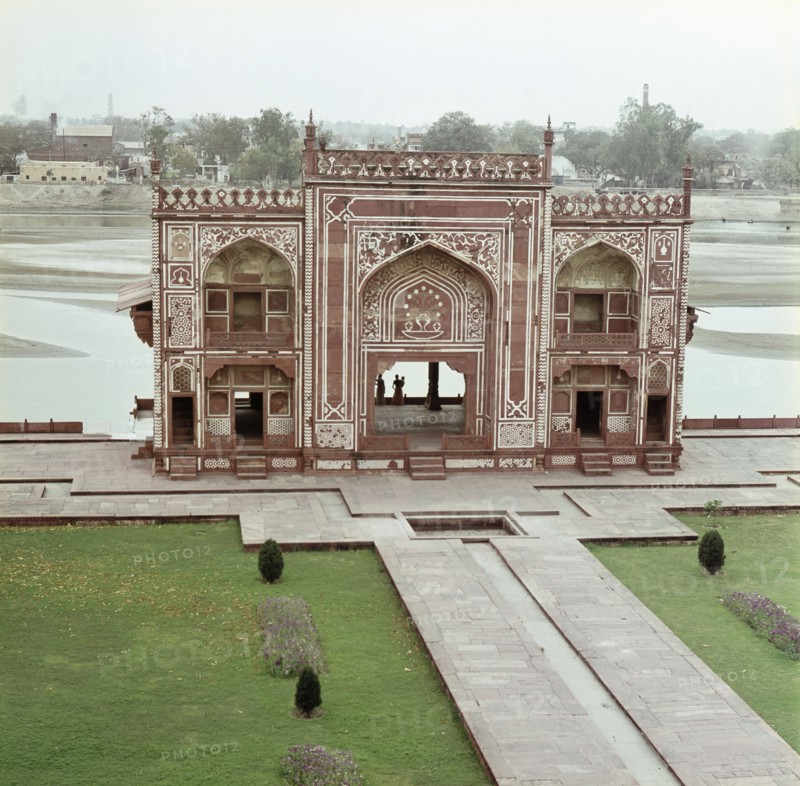 The tomb of I'Timad-Ud-Daula, erected by Jahangir's queen, Nur Mahal Begum for her father, a high court official