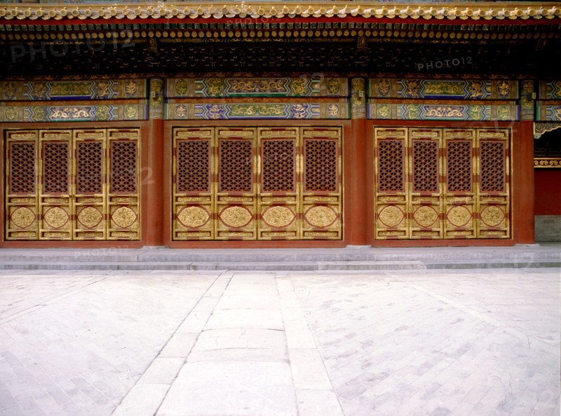 Gilded doors, Forbidden City
