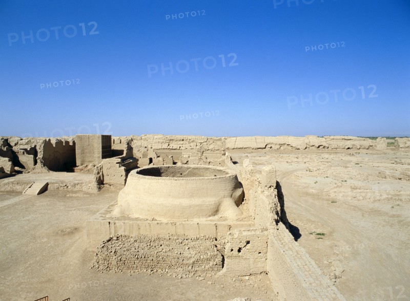 Ruins of the ancient Tang city of Gaochang, an outlying command and staging post on the Silk Road