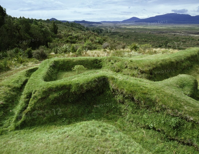 Te Porere Redoubt, south of Lake Taupo
