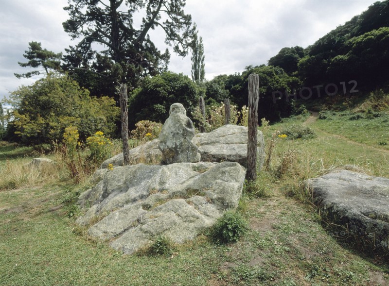 Kumara stone fertility god statue, said to have been brought from the legendary Maori homeland of Hawaiki in the ancestral Arawa canoe