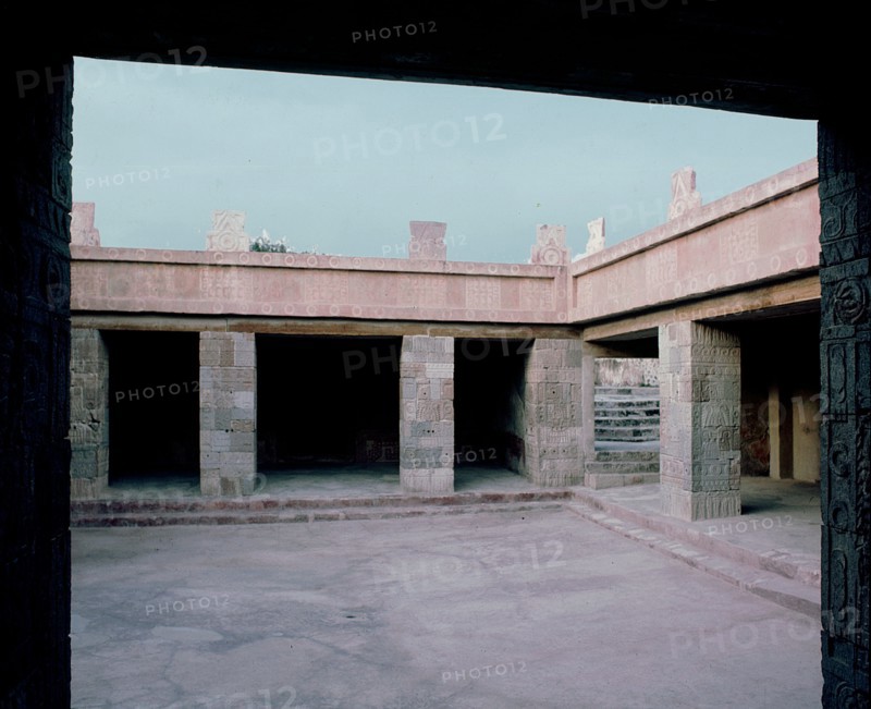 Reconstructed priest's house at Teotihuacan