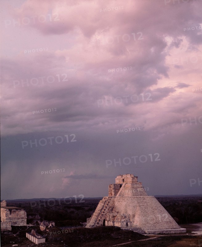 The Pyramid of the Magician at Uxmal