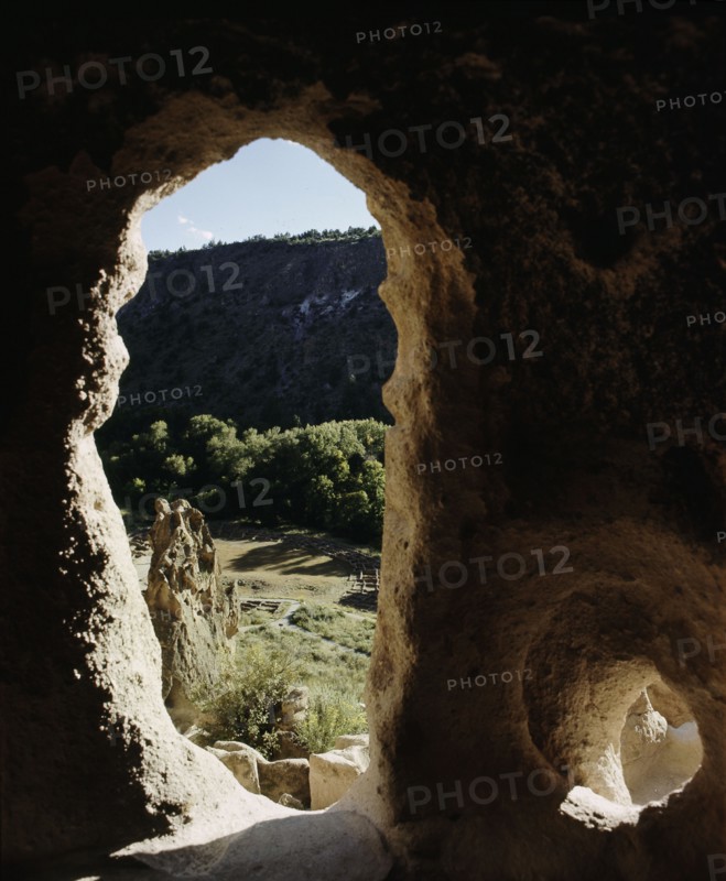 Religious and ceremonial centre at Frijoles canyon
