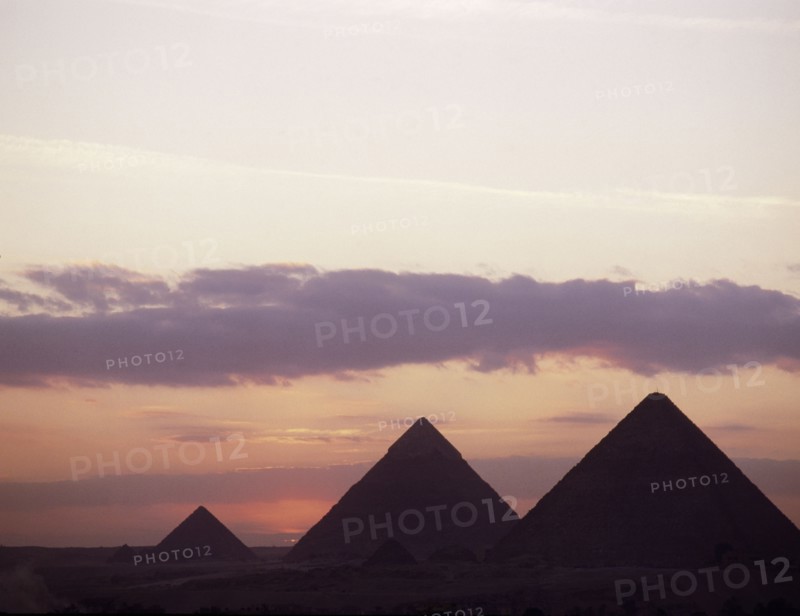 The pyramids at Giza