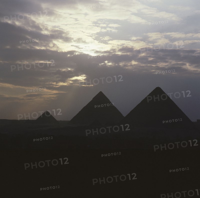 The pyramids at Giza