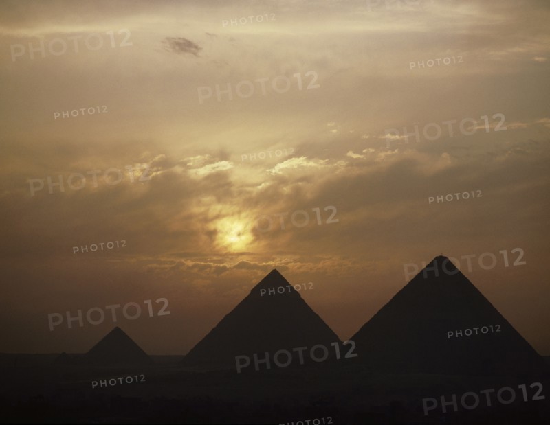 The pyramids at Giza