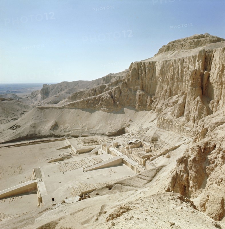 The funerary temple of Queen Hatshepsut at Deir-el-Bahari