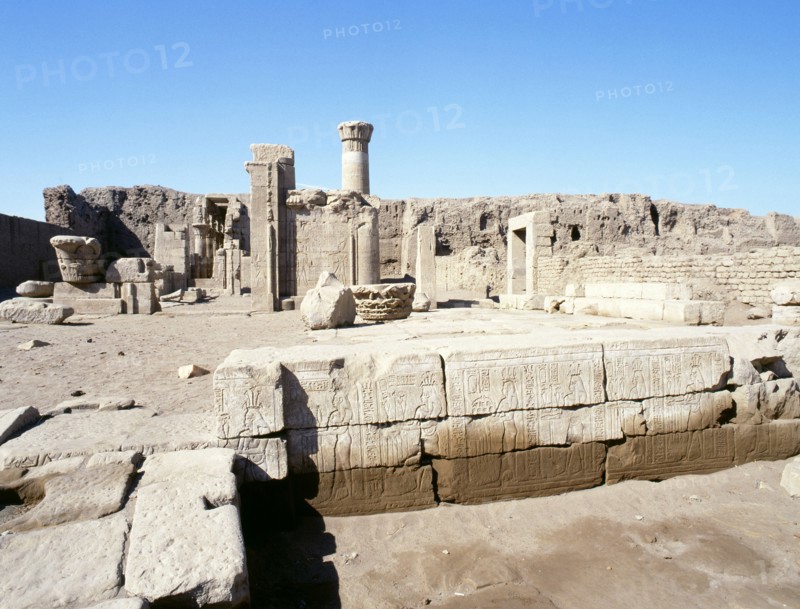 View of the Temple of Horus, Edfu