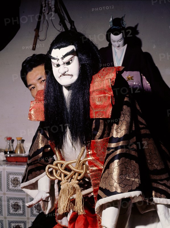 Bunraku puppet and manipulator Tamakoyo Yoshida
