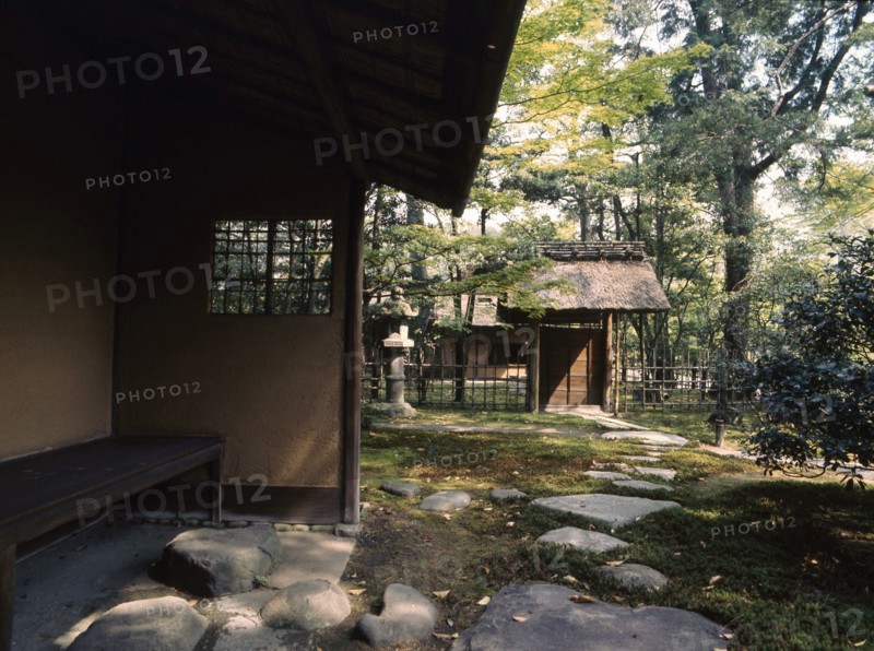 Waiting room for the formal tea house in the grounds of the Sento Imperial Palace