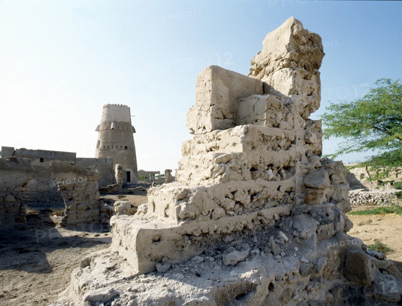 Ruins of a coastal village between Ajman and Sharjah, believed to have been a pearl-fishers colony