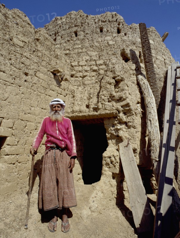 The watchman and caretaker of Bithna fort in the hills of Fujairah