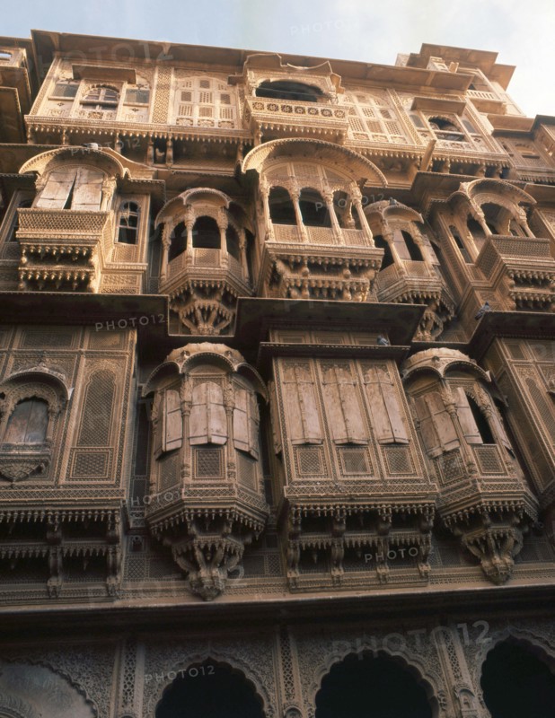 Jaisalmer, a town which for centuries commanded a strategic position on the camel train route from central Asia to India