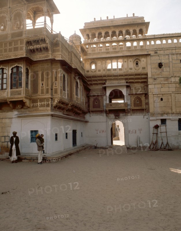 Jaisalmer, a town which for centuries commanded a strategic position on the camel train route from central Asia to India
