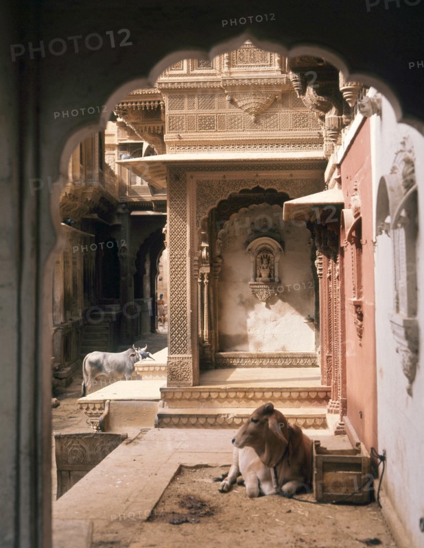 Jaisalmer, a town which for centuries commanded a strategic position on the camel train route from central Asia to India