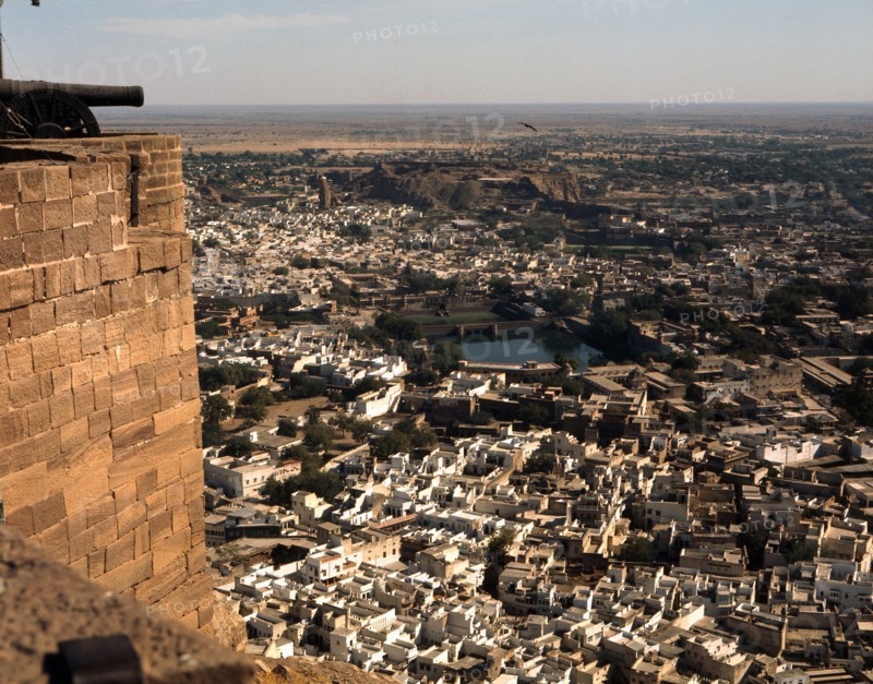 The city of Jodhpur, Rajasthan founded in 1459 by Rao Jodha, a Rajput chief