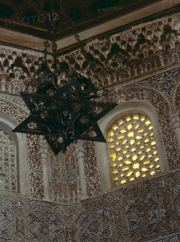 The windows of the prayer hall of the Madrasa of Yusuf 1, Granada   Spain