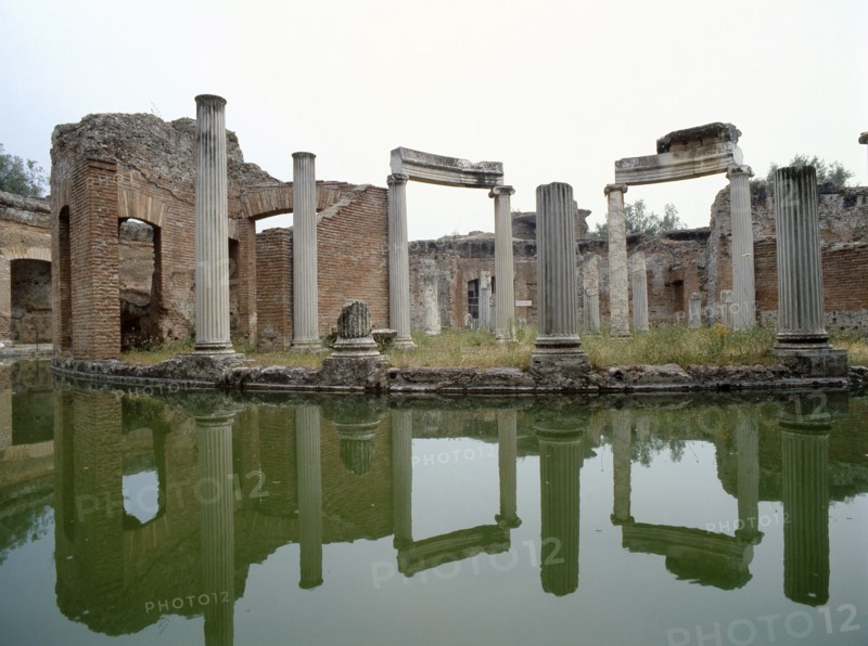 Hadrian's Villa, a complex of buildings, gardens and pools stretching for over a kilometre in length