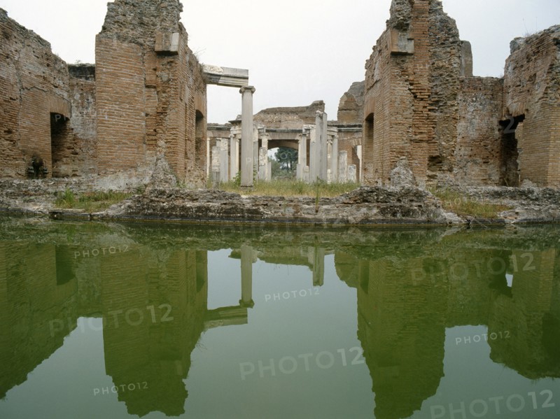 Hadrian's Villa, a complex of buildings, gardens and pools stretching for over a kilometre in length