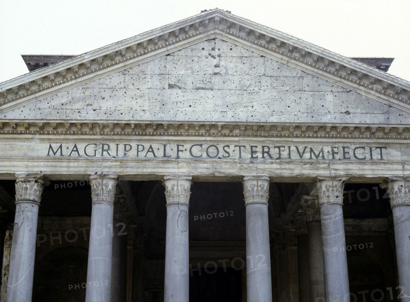 Exterior view of the Pantheon