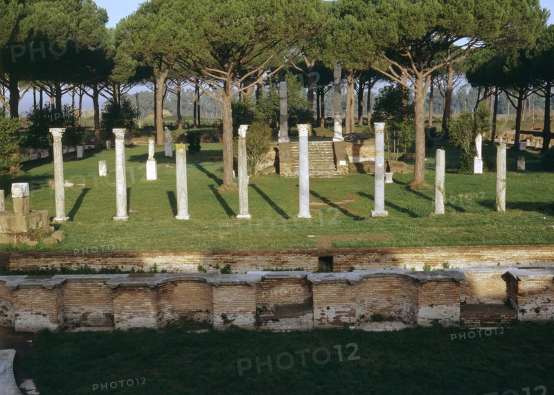 Reconstructed theatre at Ostia