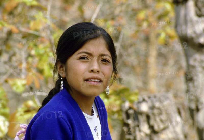 Indian girl from central Mexico