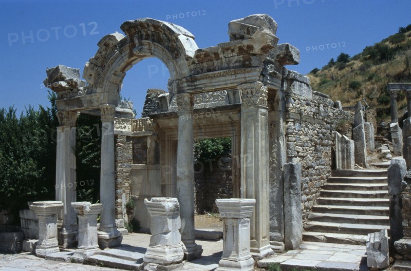 View of the Temple of Hadrian