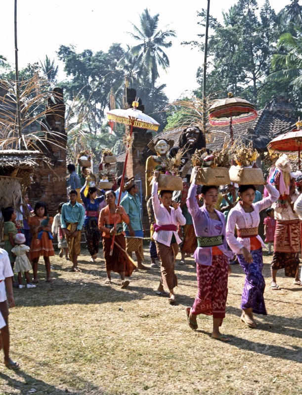 The Balinese version of Hinduism has an elaborate calender of festivals associated with each major temple