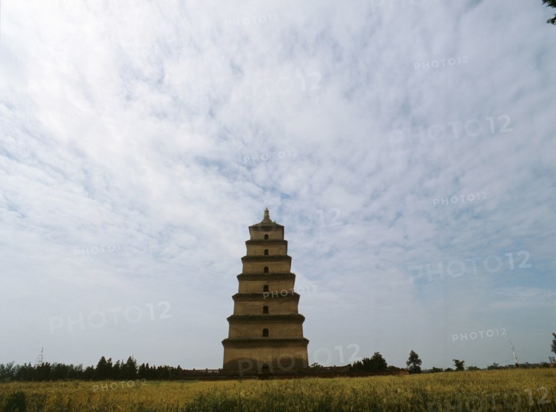 The Great Goose Pagoda, a rare example of original Tang dynasty architecture