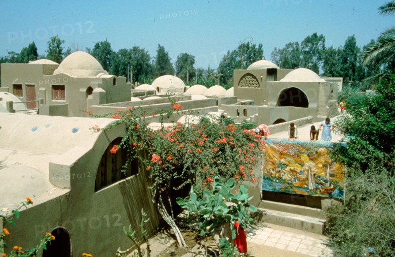 The Ramses Wissa Wassef Art Centre at Harrania, Egypt, centre of the famous tapestry weaving experiment established by architect Ramses Wissa Wassef & his wife Sophie in the 1950's
