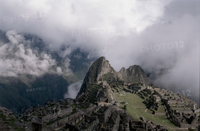 Panoramic view of Machu Picchu set in the Andes