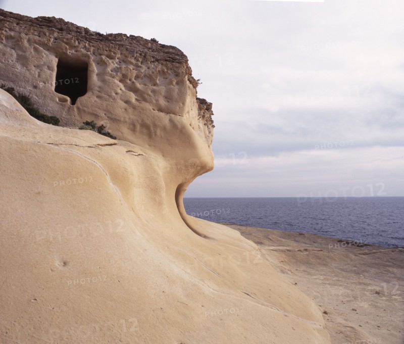 Limestone formations at Qolla I-Bajda