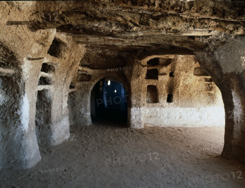 House interior in one of the five cities of the Mzab valley