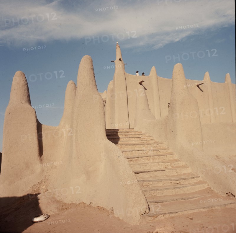 The roof of Djenne mosque