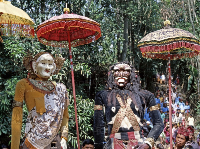 The Balinese version of Hinduism has an elaborate calender of festivals associated with each major temple