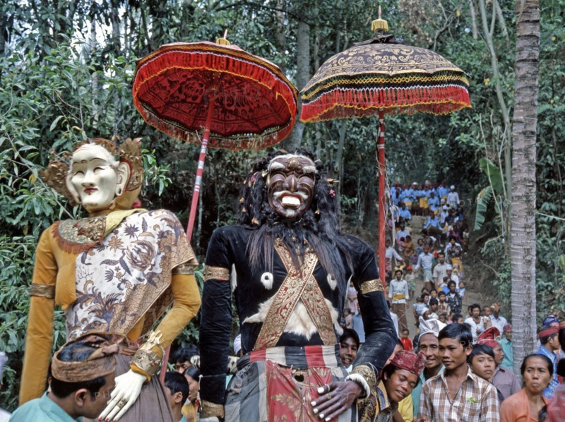 The Balinese version of Hinduism has an elaborate calender of festivals associated with each major temple
