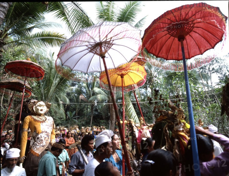 The Balinese version of Hinduism has an elaborate calender of festivals associated with each major temple