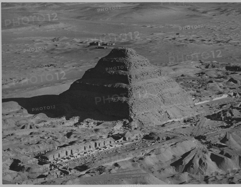 Zoser's step pyramid, photographed in the 1920's
