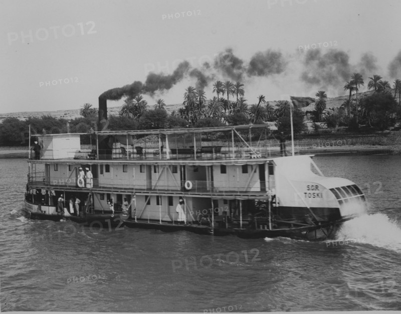 Steamboat on the river Nile