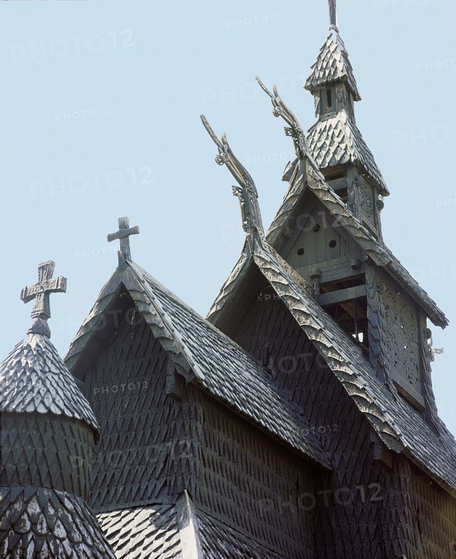 Stave church at Fagusnes, Borgund