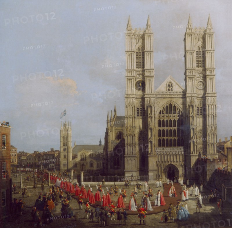 Canaletto, L'Abbaye de Westminster à Londres