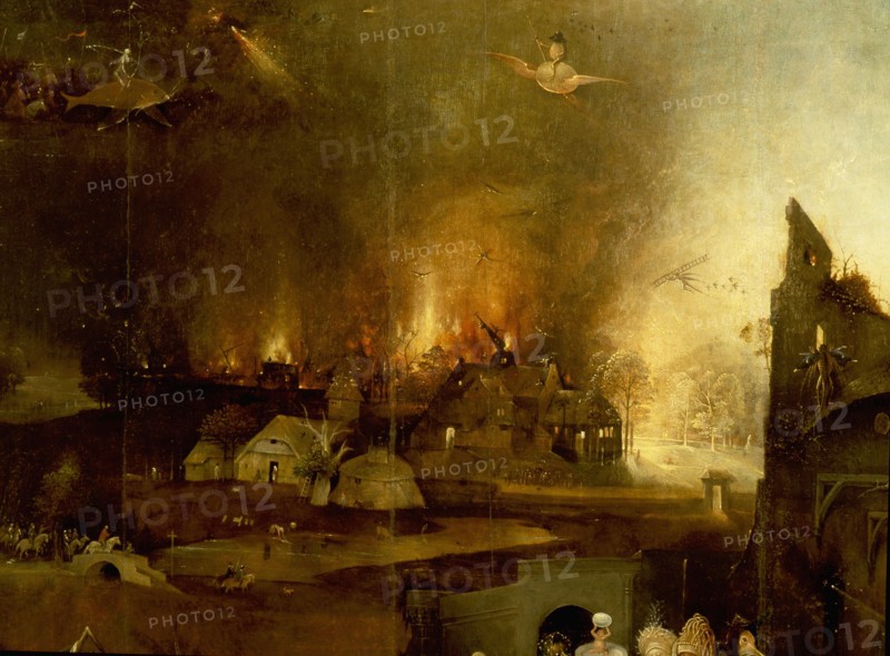 The triptych of 'The Temptation of St Anthony' by Hieronymus Bosch (1450   1516)