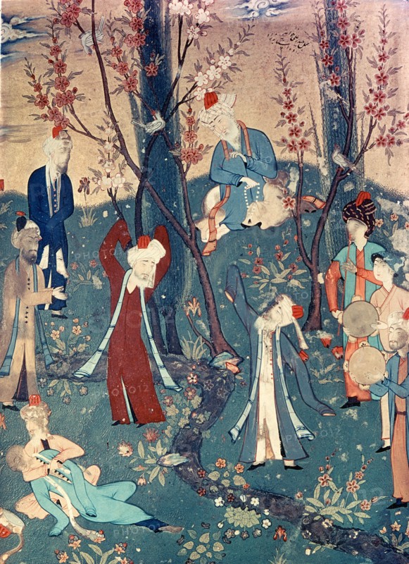 An illustration of the manuscript Khamseh by Djami