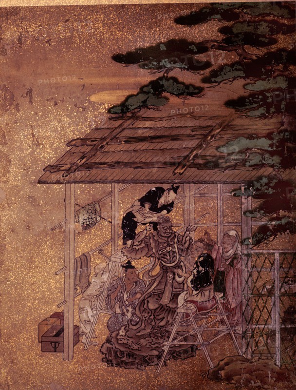 'Artisans screen' (detail)