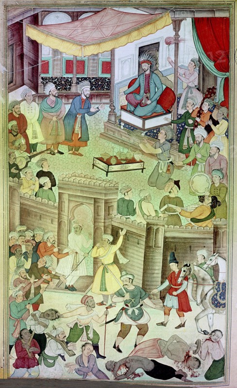 An illustration for the 14th century Persian story 'The History of the Mongols'