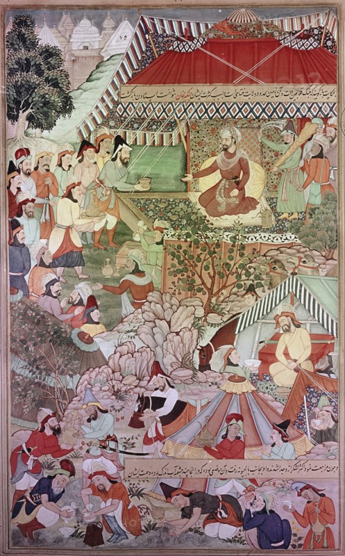 Detail from the 14th century Persian story 'The History of the Mongols'