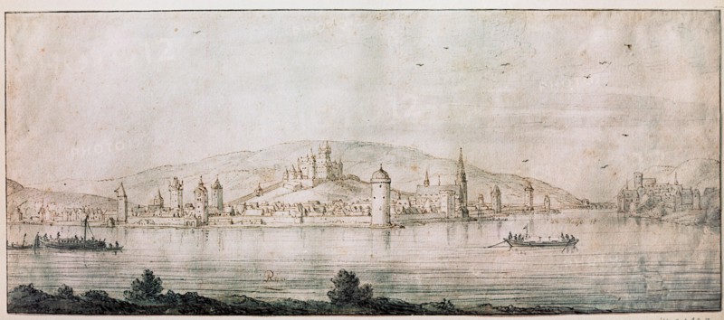 Drawing by the Bohemian artist Vaclav Hollar (13/7/1607   25/3/1577)