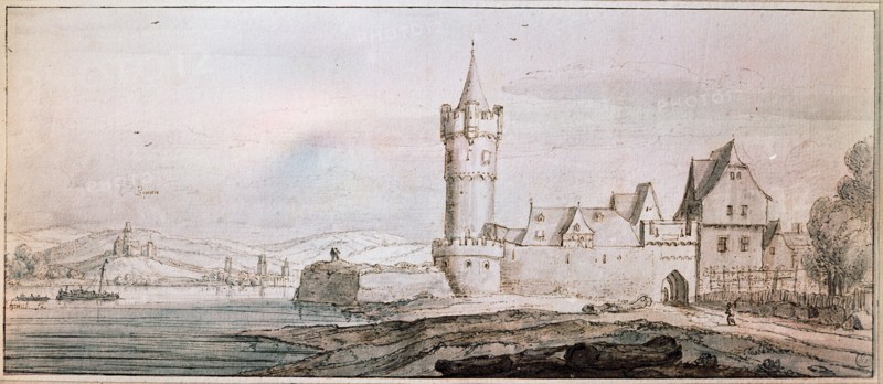 Drawing by the Bohemian artist Vaclav Hollar (13/7/1607   25/3/1577)