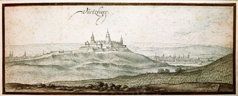 Drawing by the Bohemian artist Vaclav Hollar (13/7/1607   25/3/1577)
